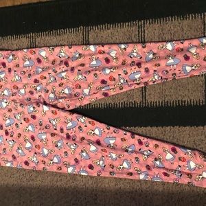 Lularoe Disney Alice in Wonderland leggings TC2 NWOT